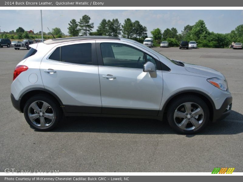 Quicksilver Metallic / Ebony 2014 Buick Encore Leather