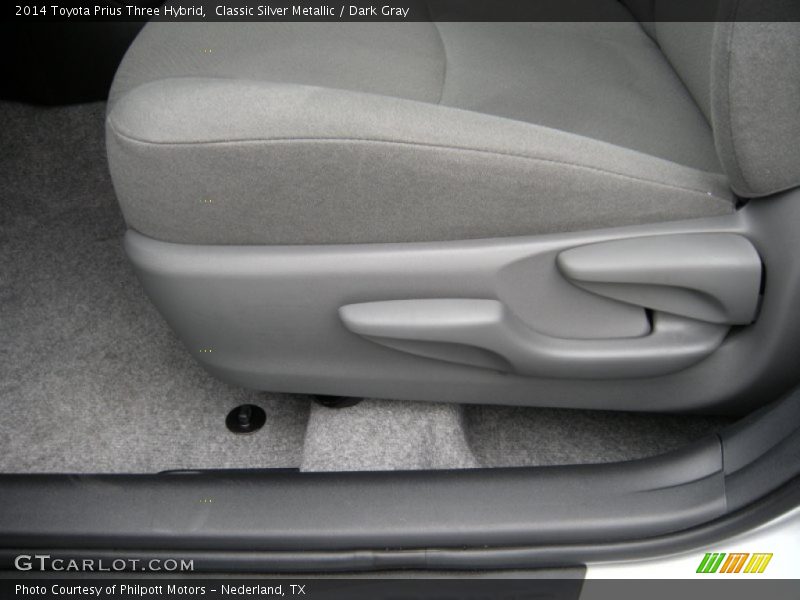 Classic Silver Metallic / Dark Gray 2014 Toyota Prius Three Hybrid