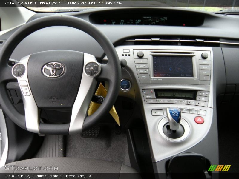 Classic Silver Metallic / Dark Gray 2014 Toyota Prius Three Hybrid