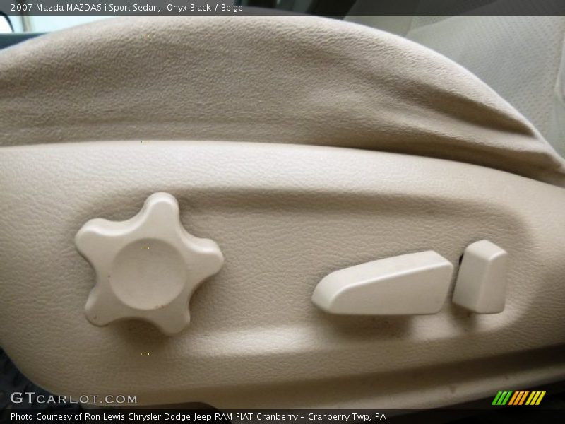Onyx Black / Beige 2007 Mazda MAZDA6 i Sport Sedan