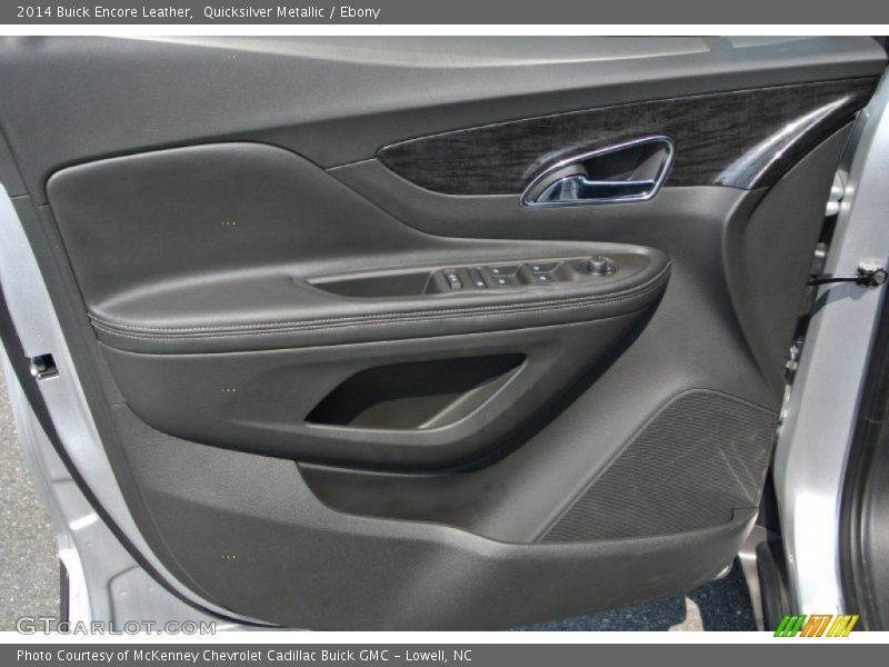Quicksilver Metallic / Ebony 2014 Buick Encore Leather