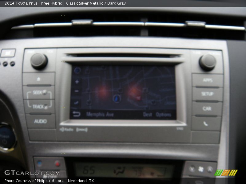 Classic Silver Metallic / Dark Gray 2014 Toyota Prius Three Hybrid