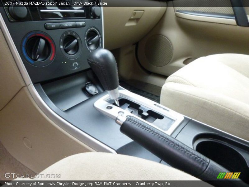 Onyx Black / Beige 2007 Mazda MAZDA6 i Sport Sedan