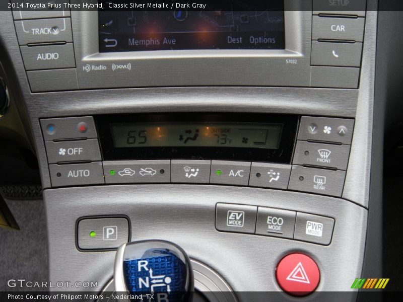 Classic Silver Metallic / Dark Gray 2014 Toyota Prius Three Hybrid