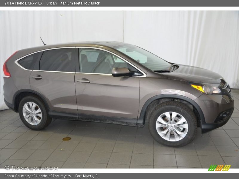 Urban Titanium Metallic / Black 2014 Honda CR-V EX