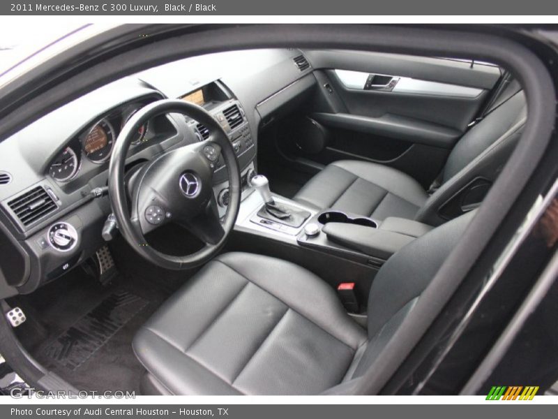 Black / Black 2011 Mercedes-Benz C 300 Luxury