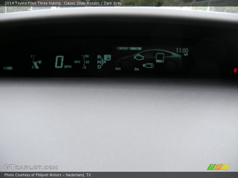 Classic Silver Metallic / Dark Gray 2014 Toyota Prius Three Hybrid