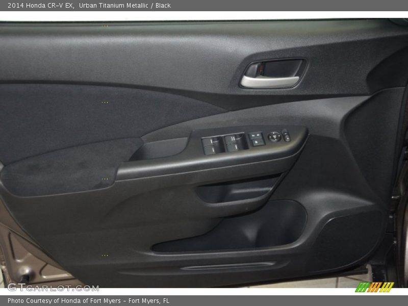 Urban Titanium Metallic / Black 2014 Honda CR-V EX