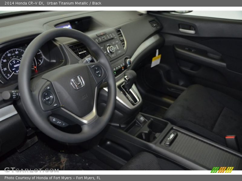 Urban Titanium Metallic / Black 2014 Honda CR-V EX