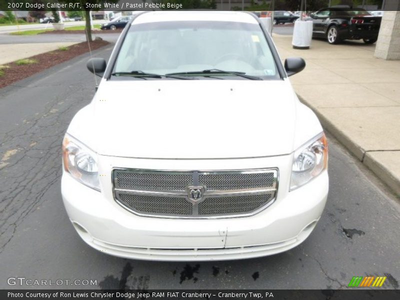 Stone White / Pastel Pebble Beige 2007 Dodge Caliber R/T