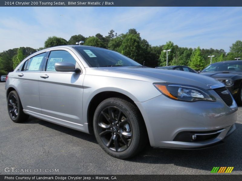 Billet Silver Metallic / Black 2014 Chrysler 200 Touring Sedan