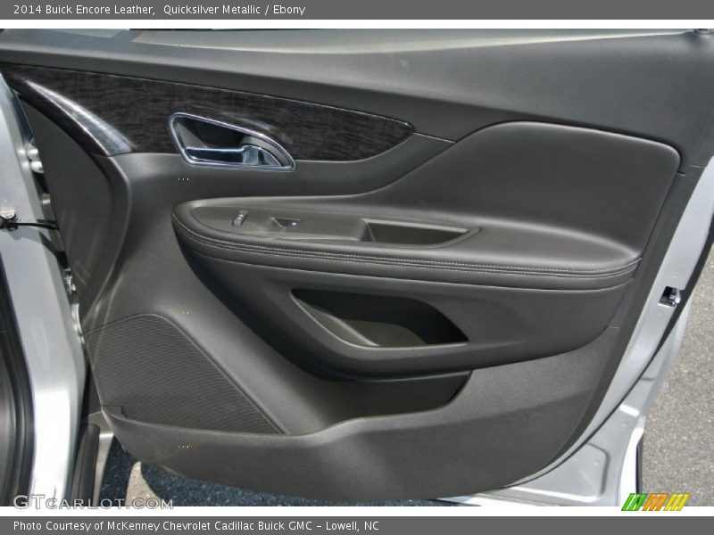 Quicksilver Metallic / Ebony 2014 Buick Encore Leather