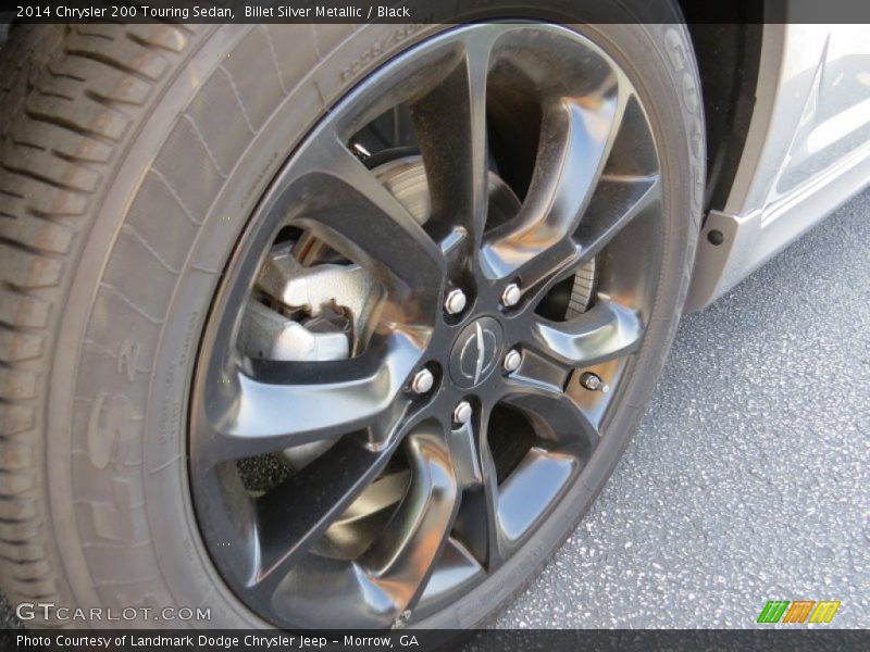 Billet Silver Metallic / Black 2014 Chrysler 200 Touring Sedan