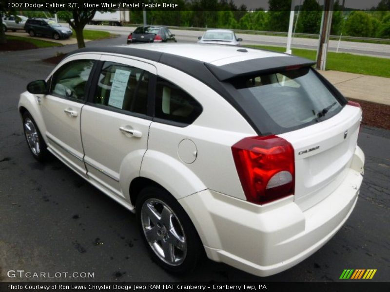 Stone White / Pastel Pebble Beige 2007 Dodge Caliber R/T