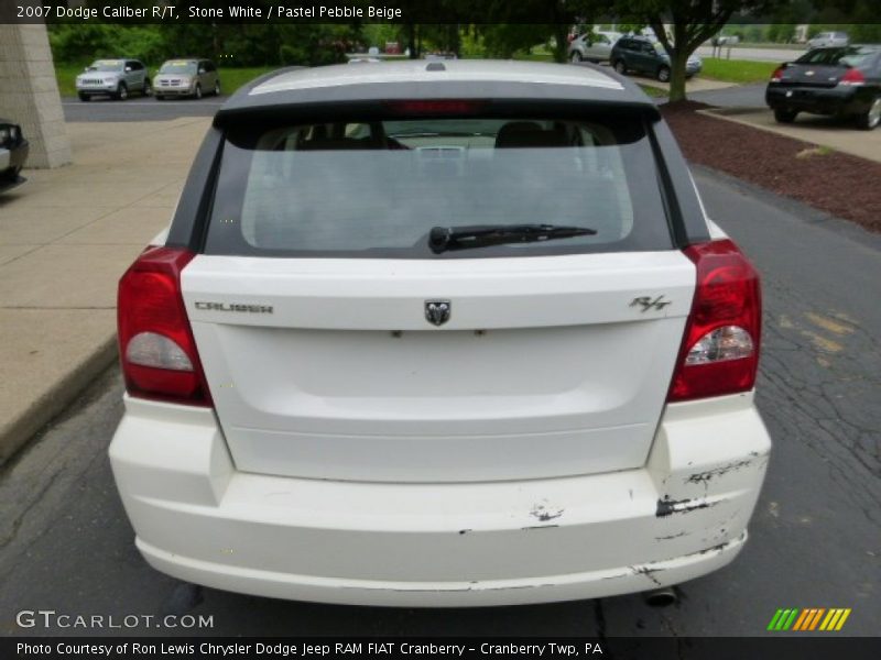 Stone White / Pastel Pebble Beige 2007 Dodge Caliber R/T