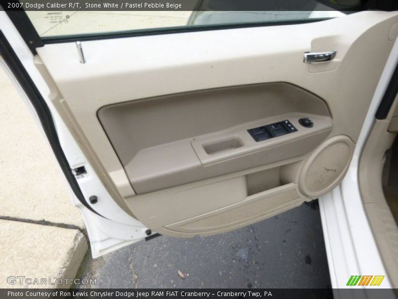 Stone White / Pastel Pebble Beige 2007 Dodge Caliber R/T