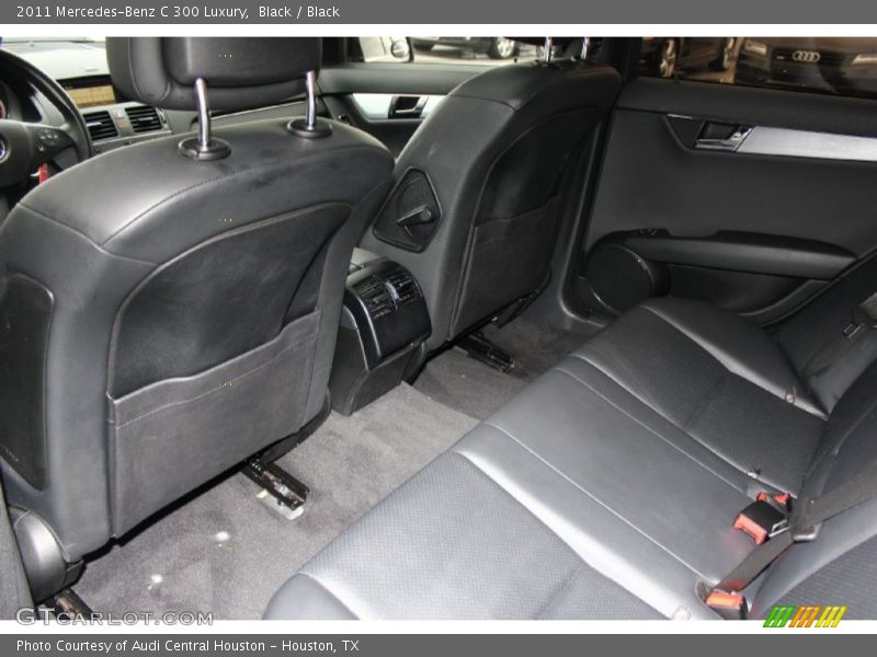 Black / Black 2011 Mercedes-Benz C 300 Luxury