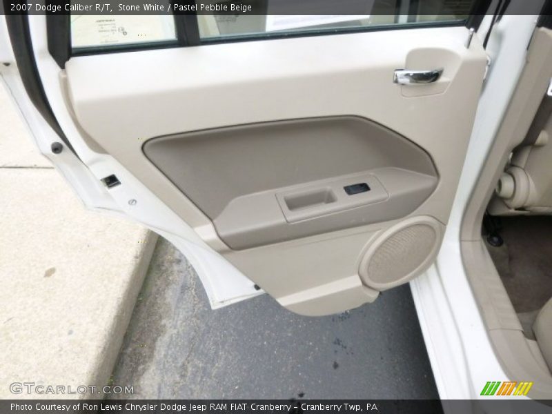 Stone White / Pastel Pebble Beige 2007 Dodge Caliber R/T