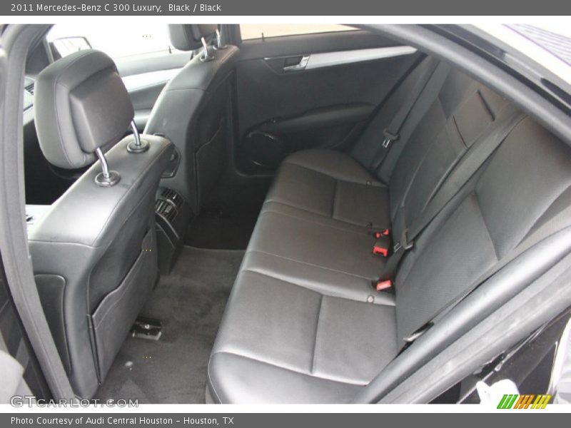 Black / Black 2011 Mercedes-Benz C 300 Luxury