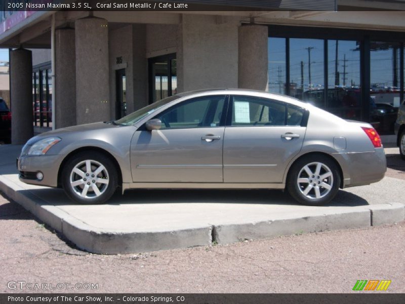 Coral Sand Metallic / Cafe Latte 2005 Nissan Maxima 3.5 SL