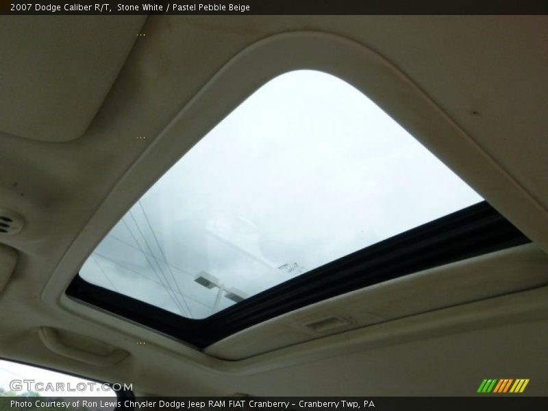 Stone White / Pastel Pebble Beige 2007 Dodge Caliber R/T