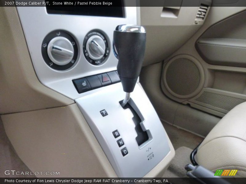 Stone White / Pastel Pebble Beige 2007 Dodge Caliber R/T