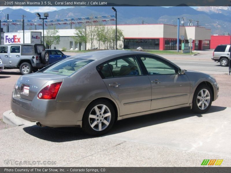 Coral Sand Metallic / Cafe Latte 2005 Nissan Maxima 3.5 SL