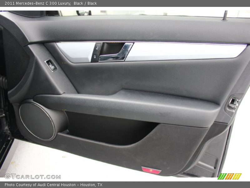 Black / Black 2011 Mercedes-Benz C 300 Luxury
