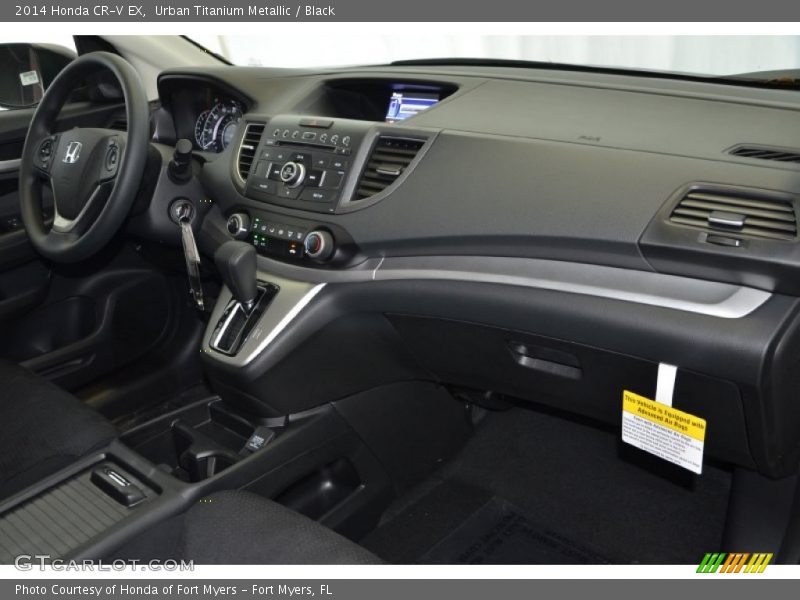 Urban Titanium Metallic / Black 2014 Honda CR-V EX