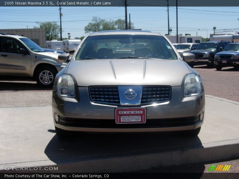 Coral Sand Metallic / Cafe Latte 2005 Nissan Maxima 3.5 SL
