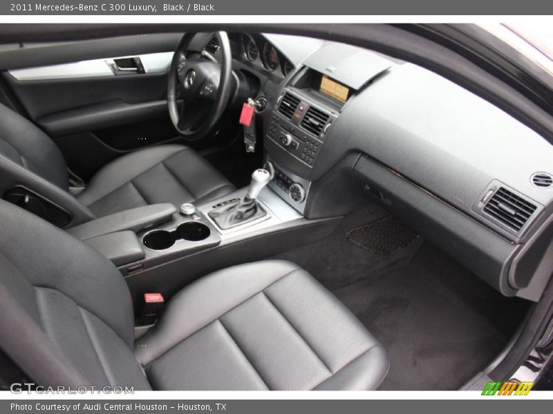 Black / Black 2011 Mercedes-Benz C 300 Luxury