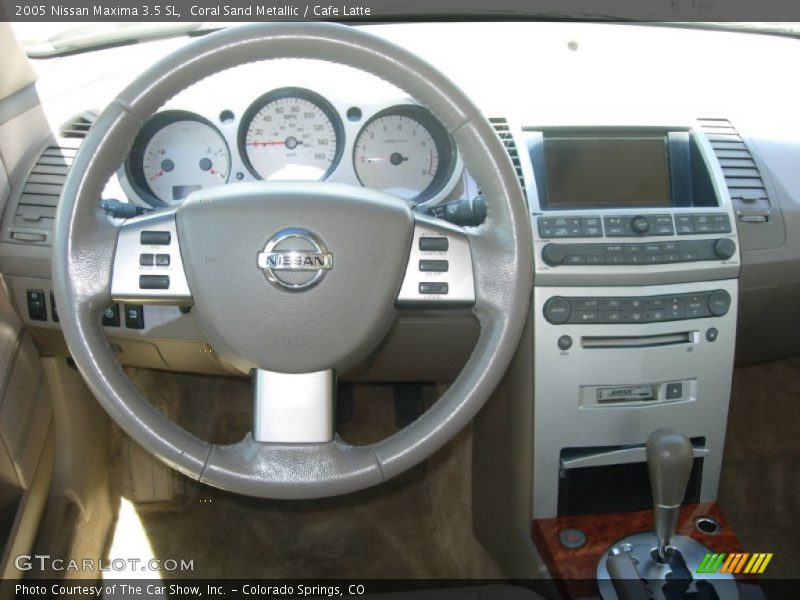 Coral Sand Metallic / Cafe Latte 2005 Nissan Maxima 3.5 SL