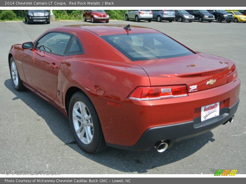 Red Rock Metallic / Black 2014 Chevrolet Camaro LT Coupe