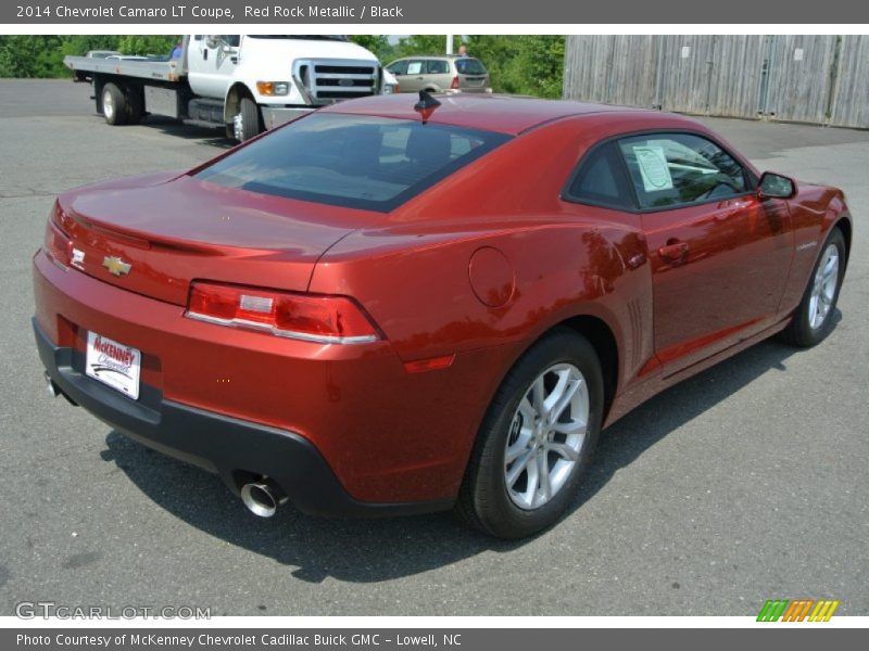Red Rock Metallic / Black 2014 Chevrolet Camaro LT Coupe
