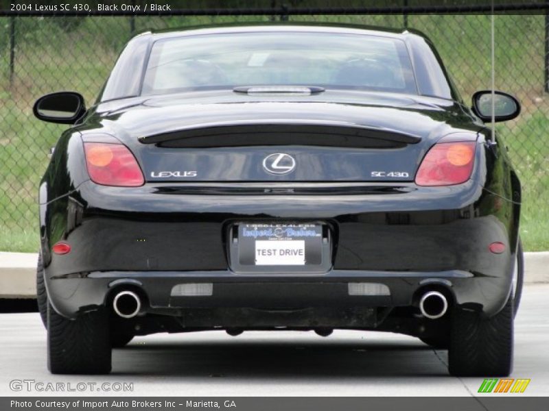 Black Onyx / Black 2004 Lexus SC 430