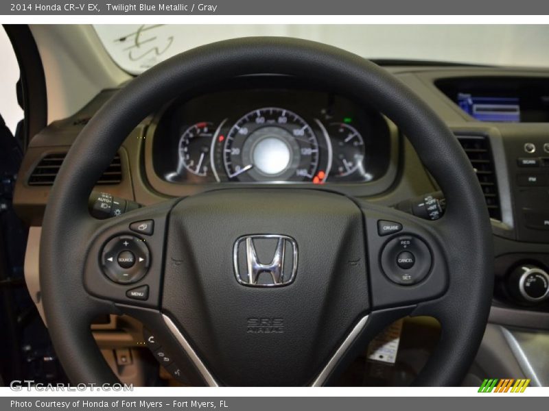 Twilight Blue Metallic / Gray 2014 Honda CR-V EX