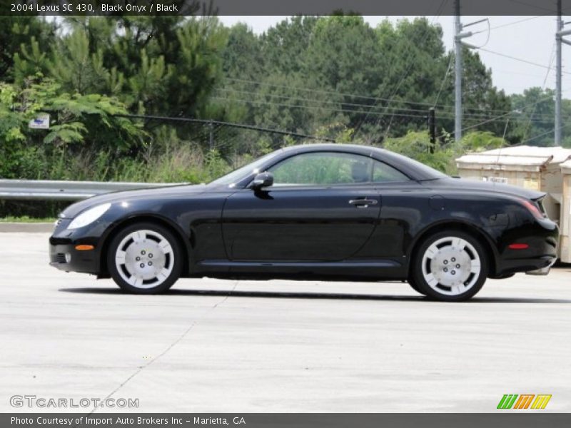 Black Onyx / Black 2004 Lexus SC 430