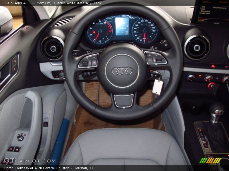 Glacier White Metallic / Black 2015 Audi A3 1.8 Premium