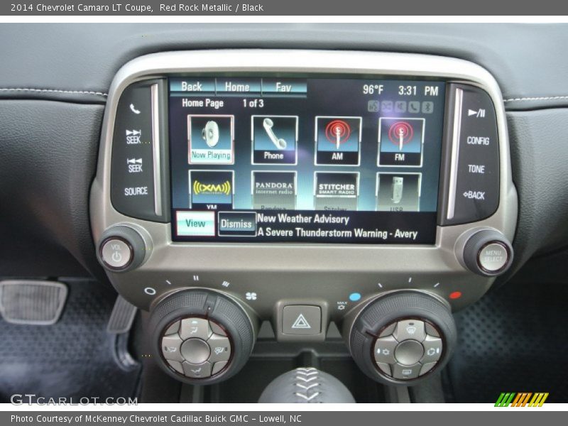 Red Rock Metallic / Black 2014 Chevrolet Camaro LT Coupe