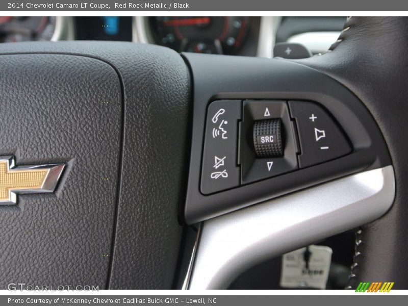 Red Rock Metallic / Black 2014 Chevrolet Camaro LT Coupe