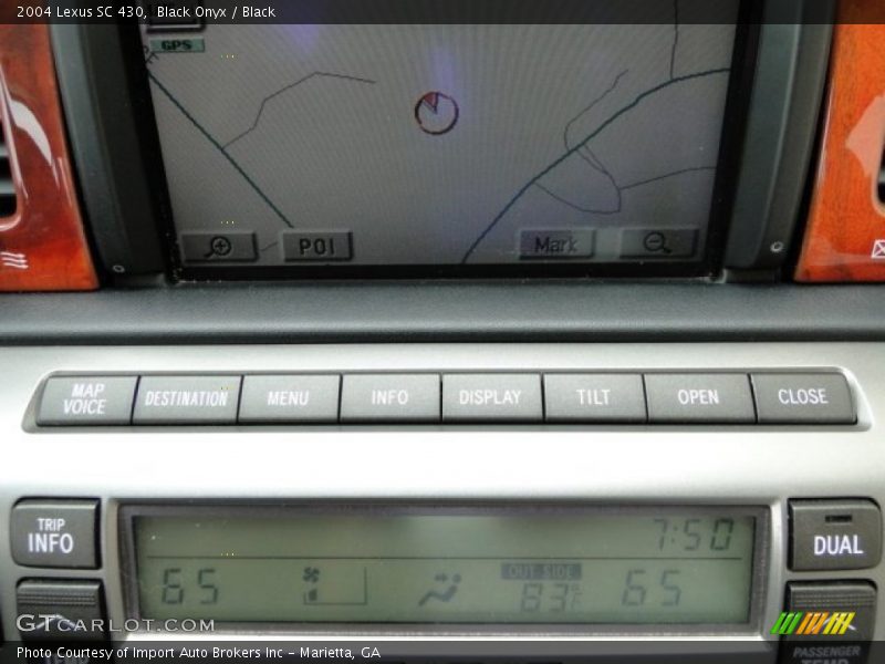 Controls of 2004 SC 430