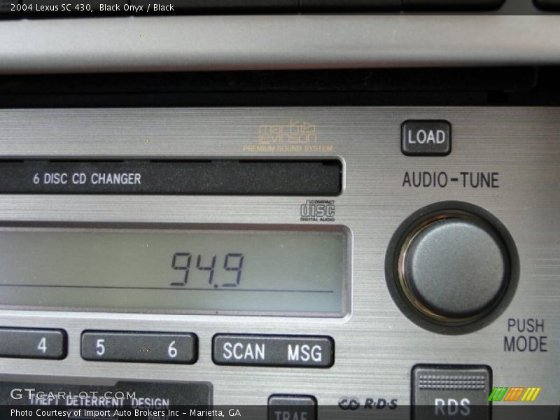 Audio System of 2004 SC 430