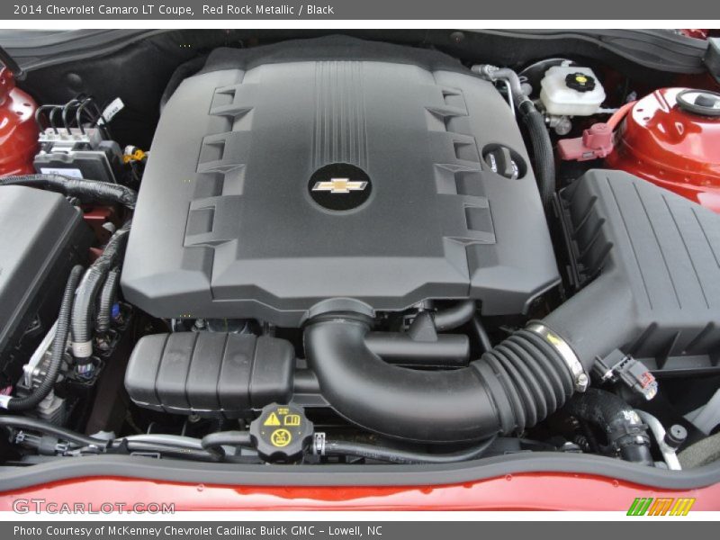 Red Rock Metallic / Black 2014 Chevrolet Camaro LT Coupe