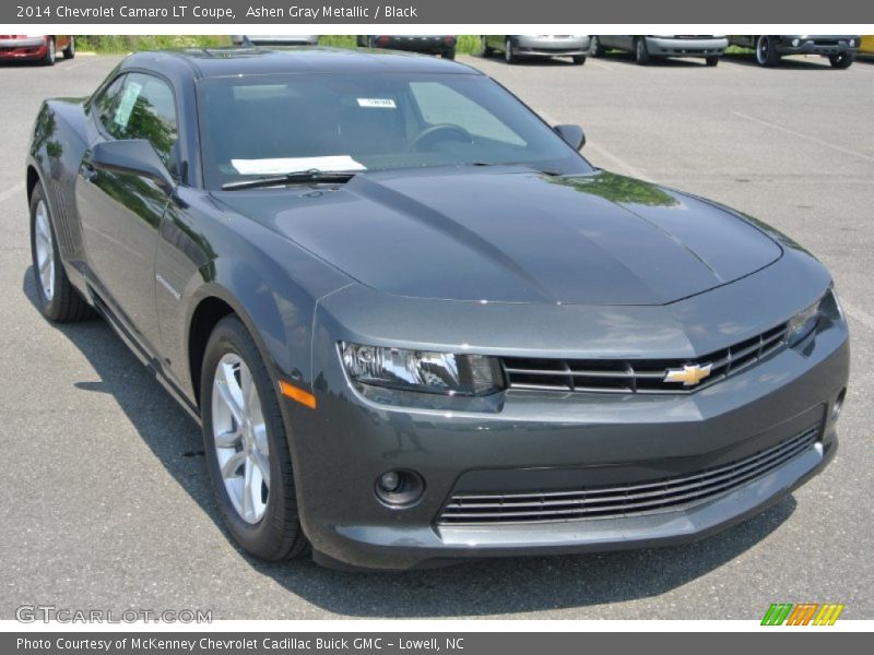 Ashen Gray Metallic / Black 2014 Chevrolet Camaro LT Coupe