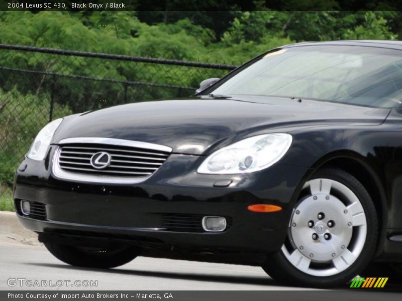Black Onyx / Black 2004 Lexus SC 430