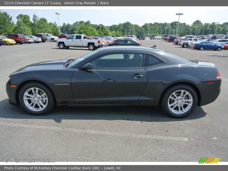 Ashen Gray Metallic / Black 2014 Chevrolet Camaro LT Coupe