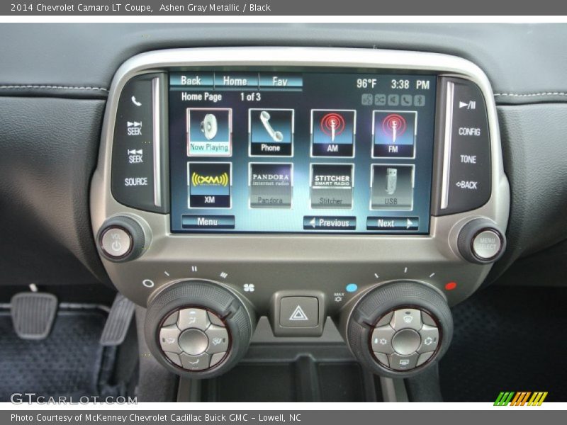 Ashen Gray Metallic / Black 2014 Chevrolet Camaro LT Coupe