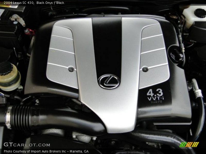  2004 SC 430 Engine - 4.3 Liter DOHC 32-Valve VVT V8