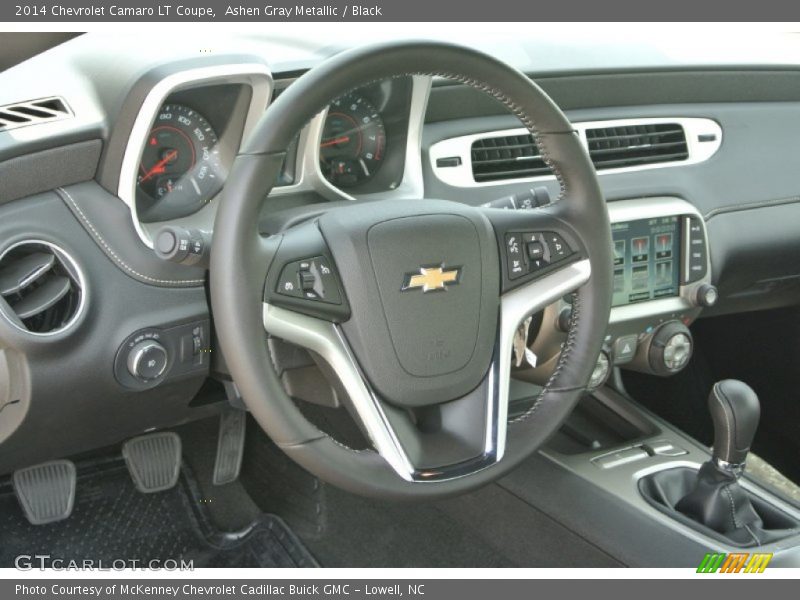 Ashen Gray Metallic / Black 2014 Chevrolet Camaro LT Coupe