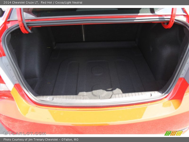 Red Hot / Cocoa/Light Neutral 2014 Chevrolet Cruze LT